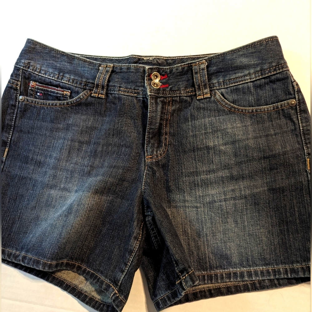 Ladies Tommy Hilfiger Blue Jean Shorts Size 10